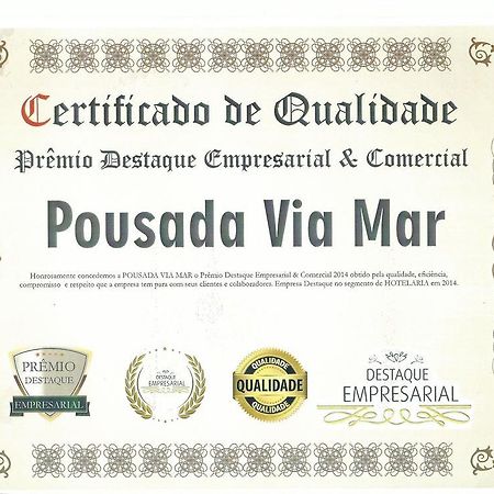 Hotel E Pousada Via Mar Itapocu Kültér fotó